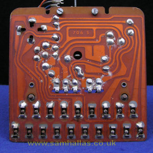 Printed circuit board track side
