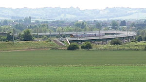 Hitchin Flyover from Icknield Way