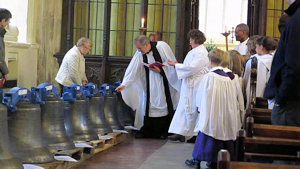 Anointing the bells