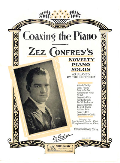 Coaxing the piano cover sheet