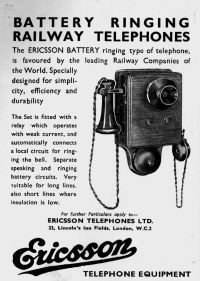 Battery Ringing Telephone