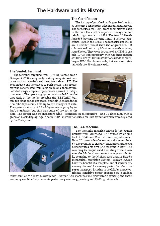 Hardware booklet